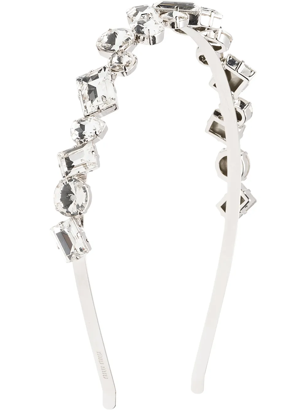 

Miu Miu crystal embellished headband - Neutrals