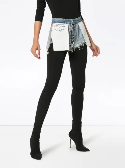 UNRAVEL PROJECT Reverse Short Cotton 