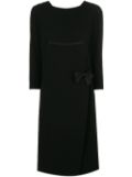 Pirovano Vintage bow detail dress - Black