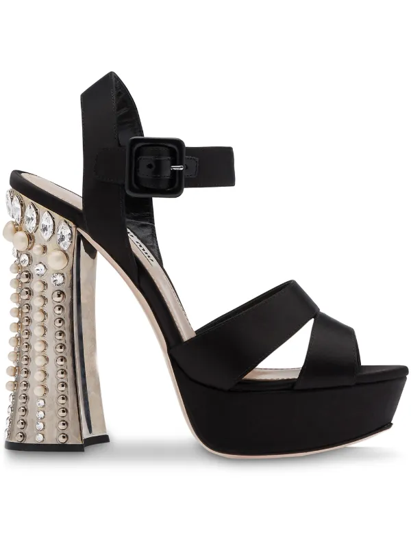 miu miu jeweled sandals