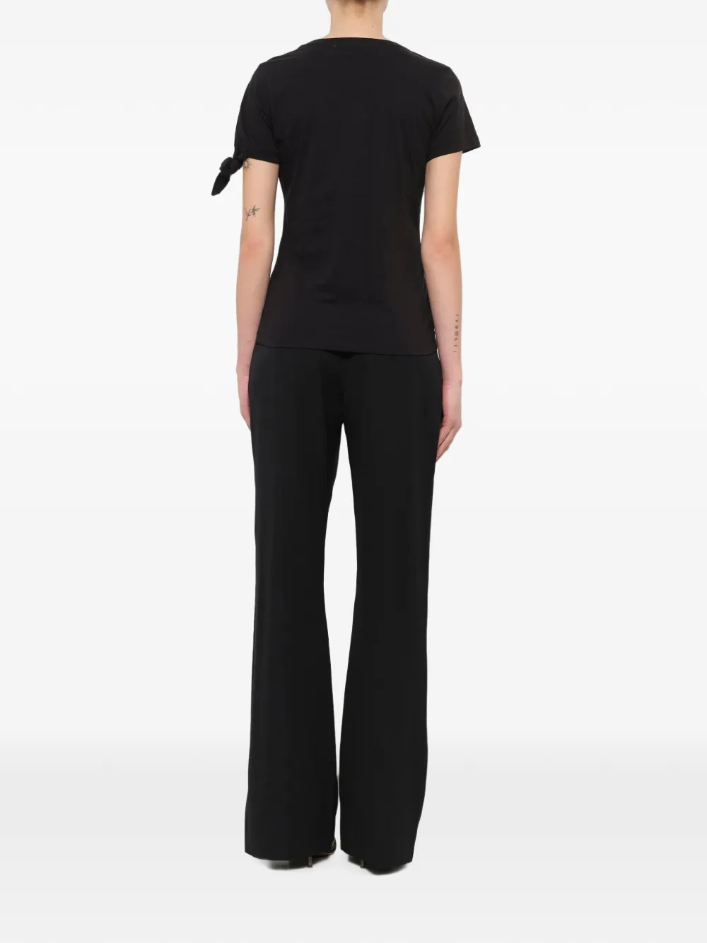 JW Anderson Single-knot T-shirt in Black, view 3