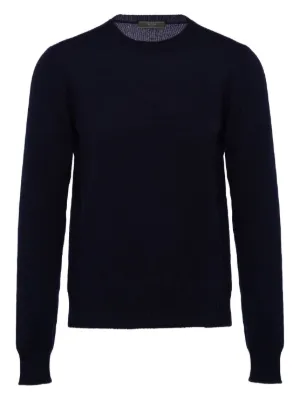 Prada Knitted v-neck Sweater | Black | FARFETCH