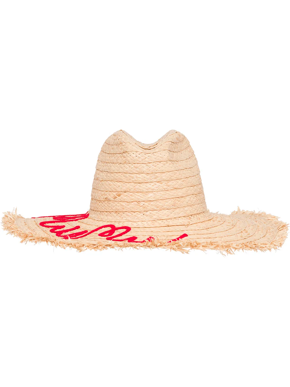 

Miu Miu embroidered logo hat - Neutrals