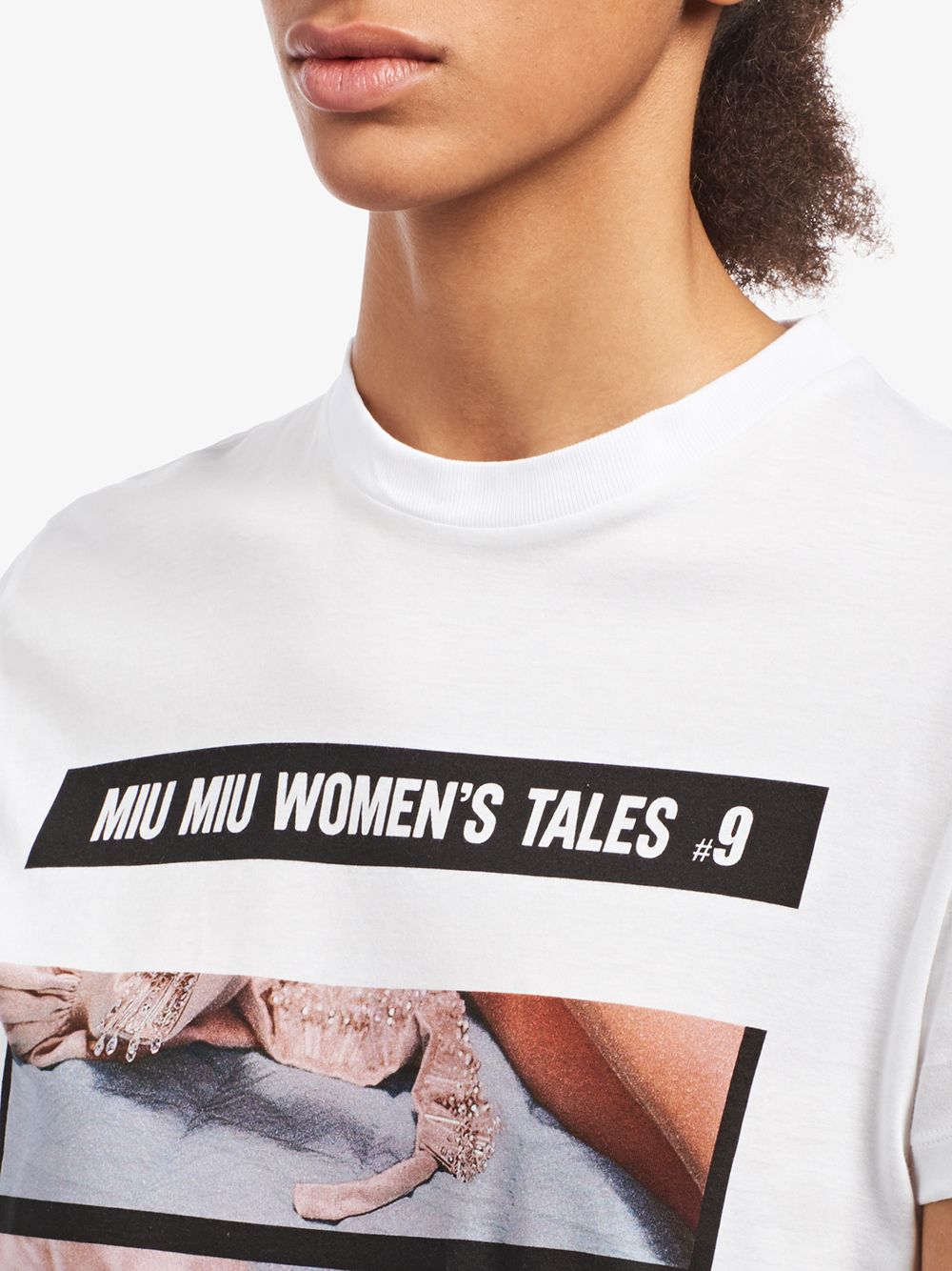 фото Miu miu футболка из джерси miu miu tales