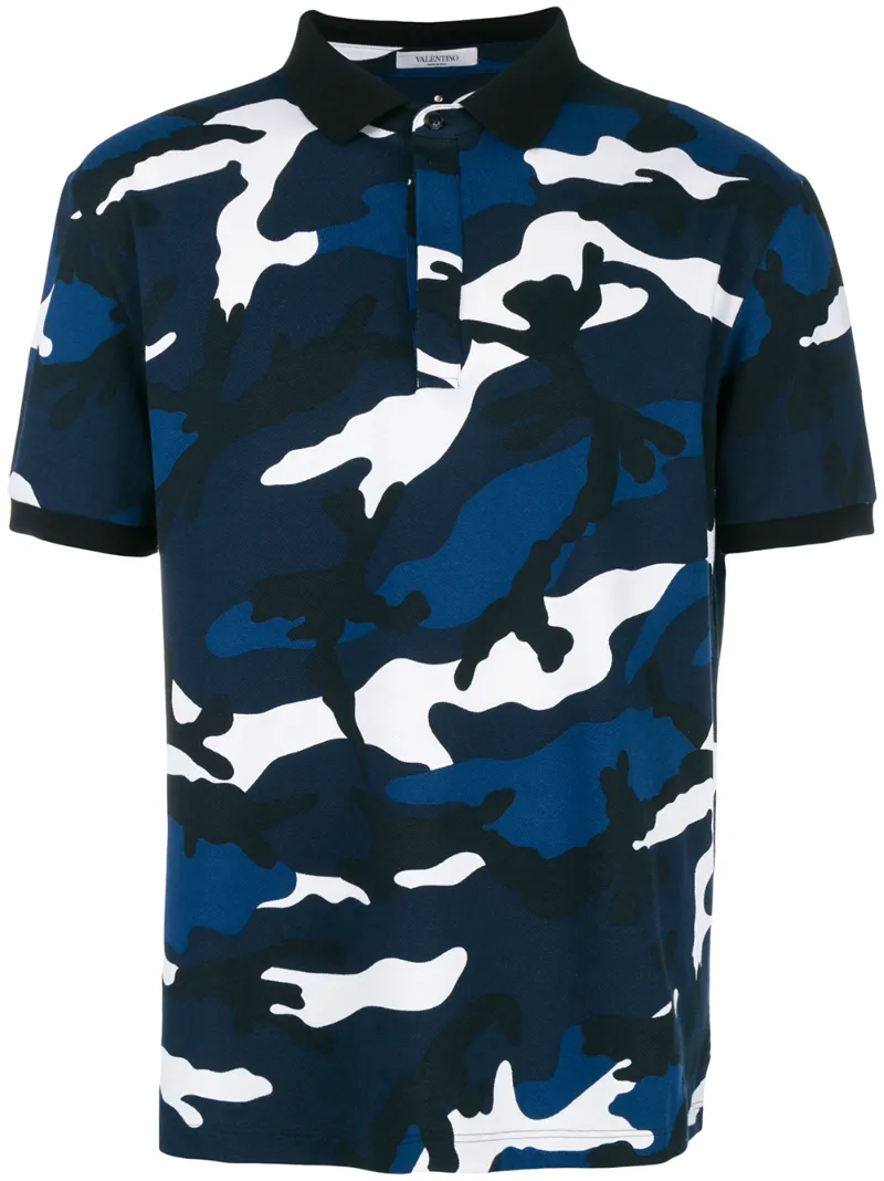 VALENTINO camouflage polo shirt