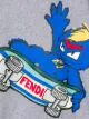 Fendi Kids هودي بشعار وطبعة