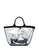 Prada sheer logo tote bag
