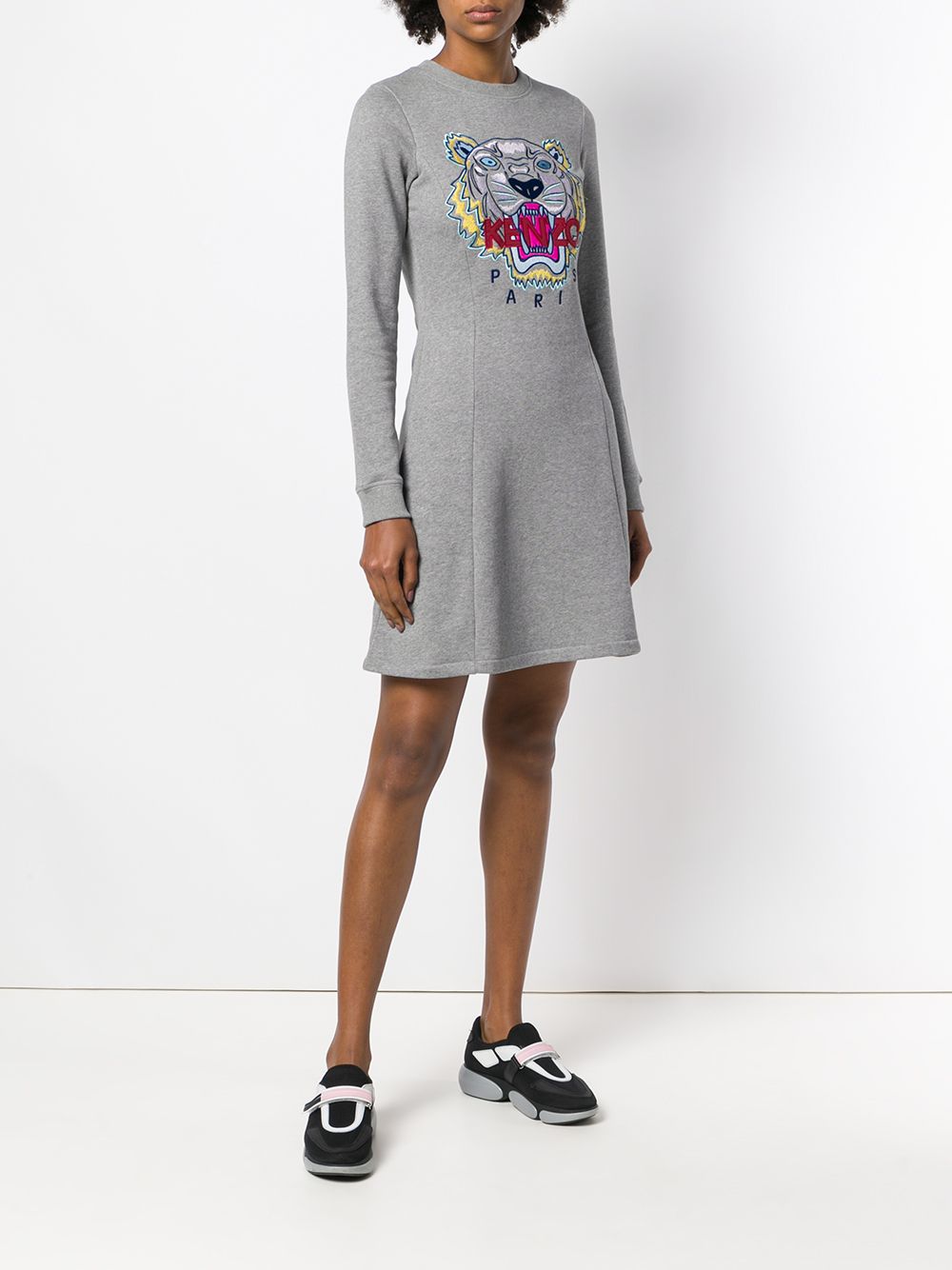 фото Kenzo Tiger jersey dress