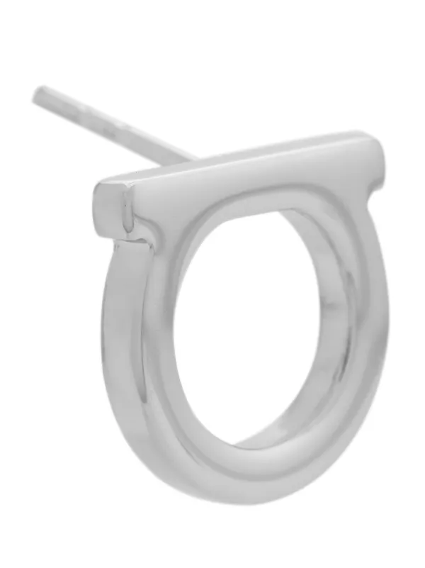 Ferragamo Gancio Stud Earrings | Metallic | FARFETCH