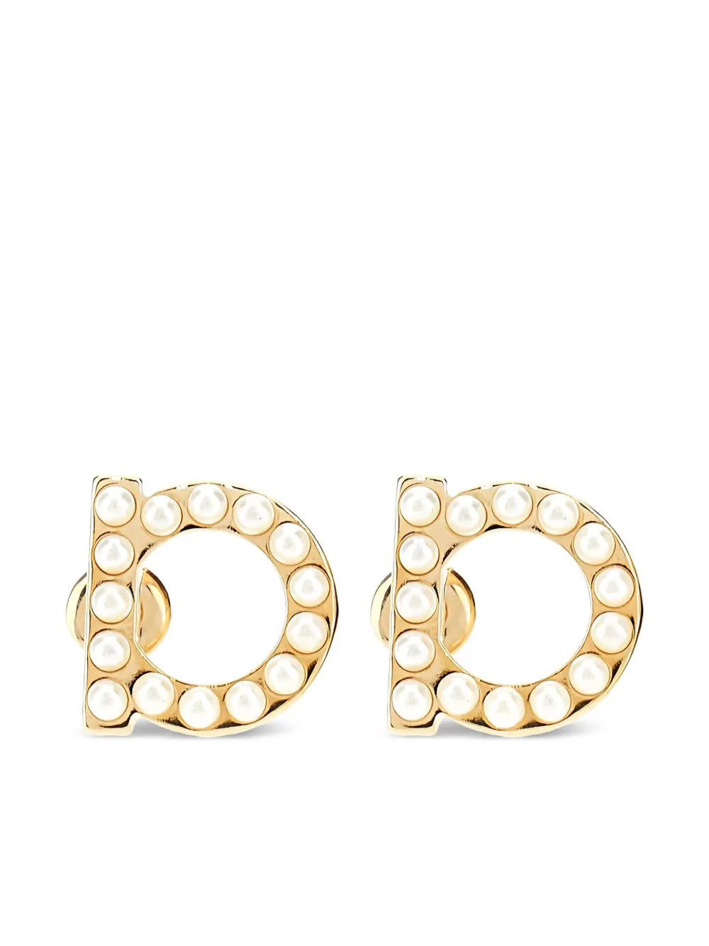 Ferragamo aretes Gancini con apliques | metalizado | Image 1