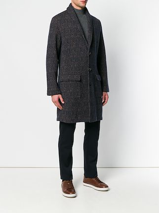 single breasted tweed coat展示图