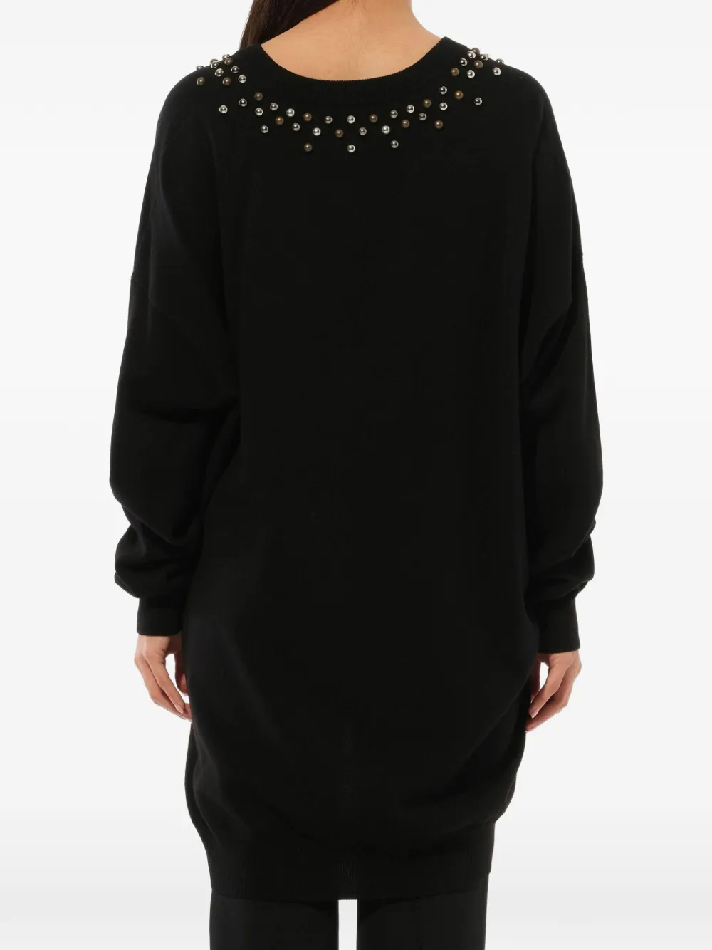 Givenchy versierde trui met lange mouwen Zwart
