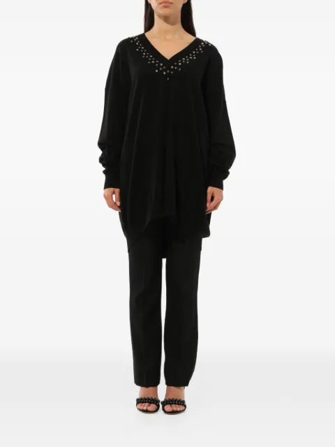 Givenchy embellished long-sleeve sweater