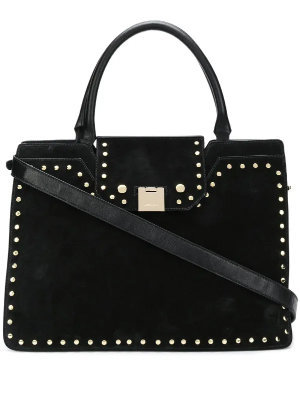 jimmy choo rebel tote black