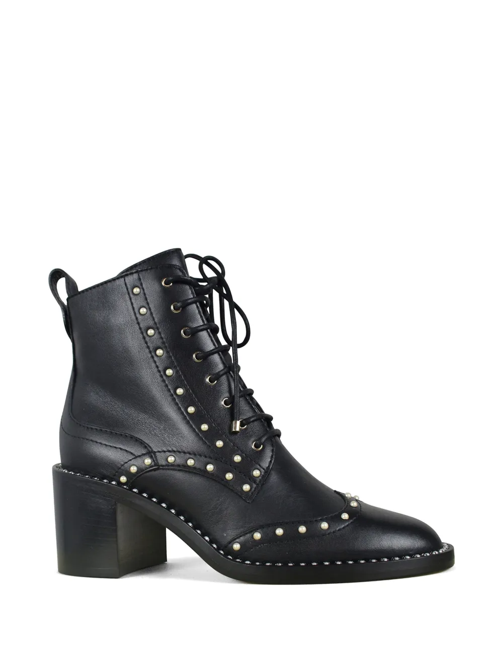 Jimmy Choo Hanah 65 pearl embellished boots Zwart