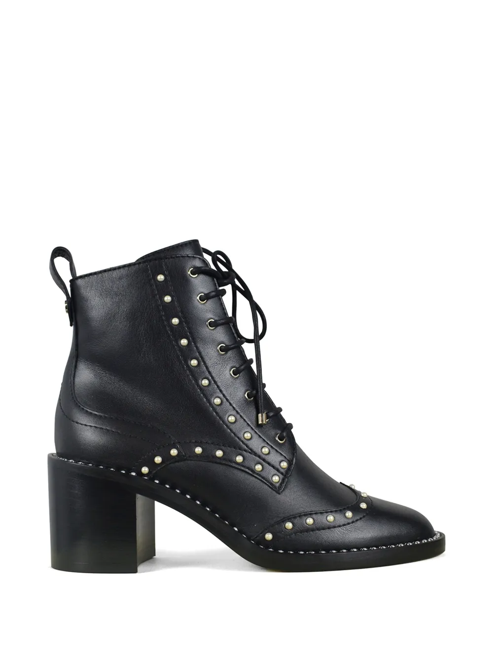 Jimmy Choo Hanah 65 pearl embellished boots Zwart