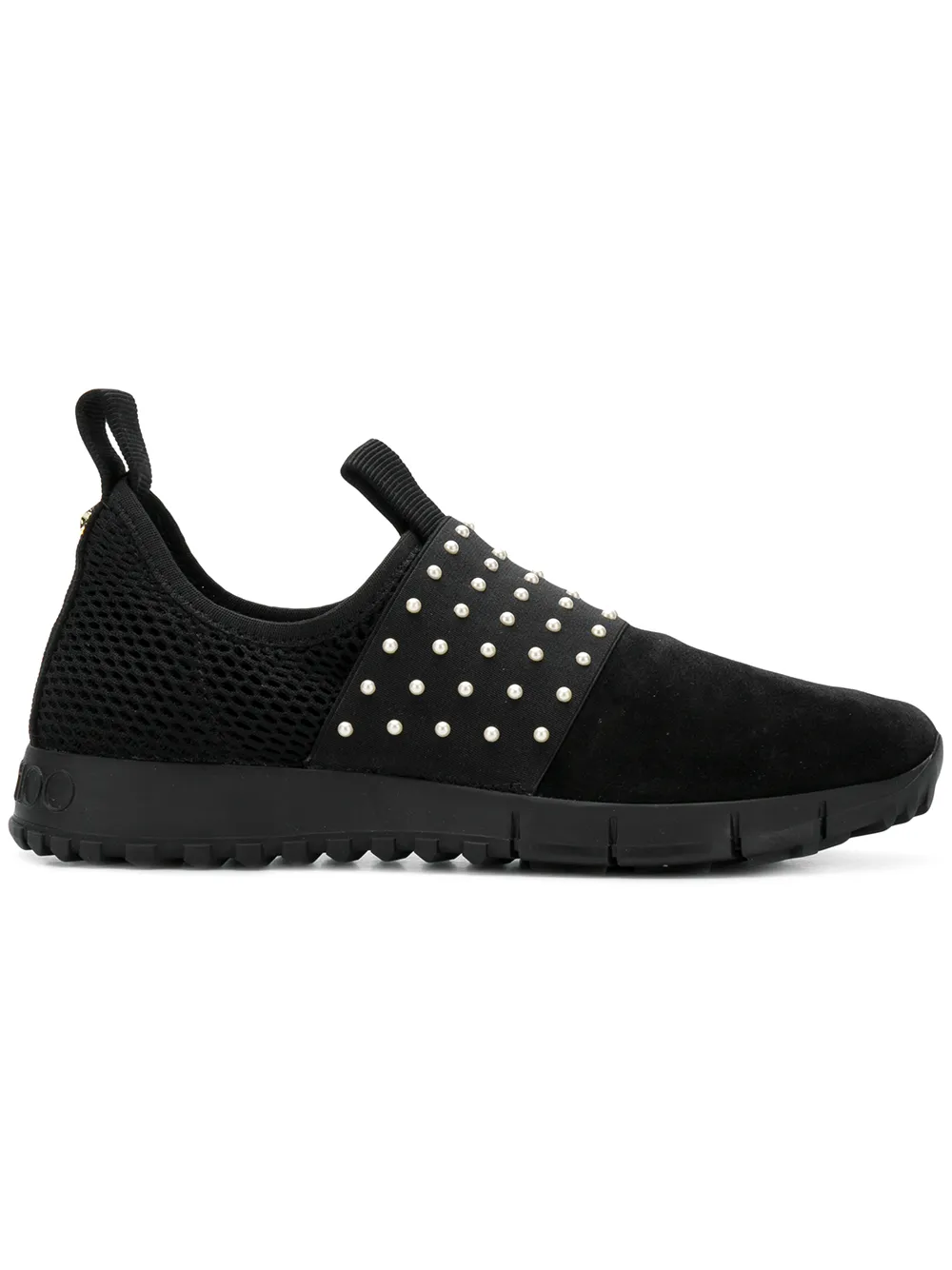 Jimmy Choo Oakland pearl embellished jimmy choo Men OAKLANDM trainers