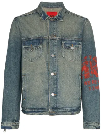 424 Zip Sleeve Denim Jacket - Farfetch