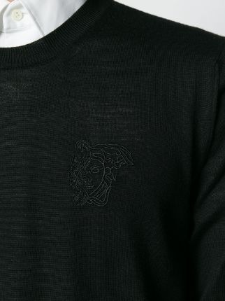 embroidered logo sweater展示图