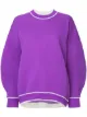Image 1 of Tibi structured sleeve jumper