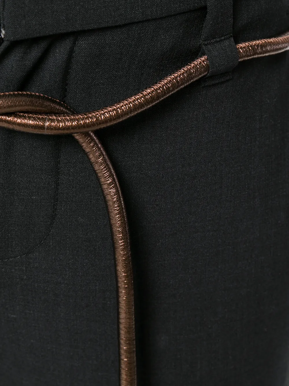 Brunello Cucinelli broek met ceintuur op maat Grijs