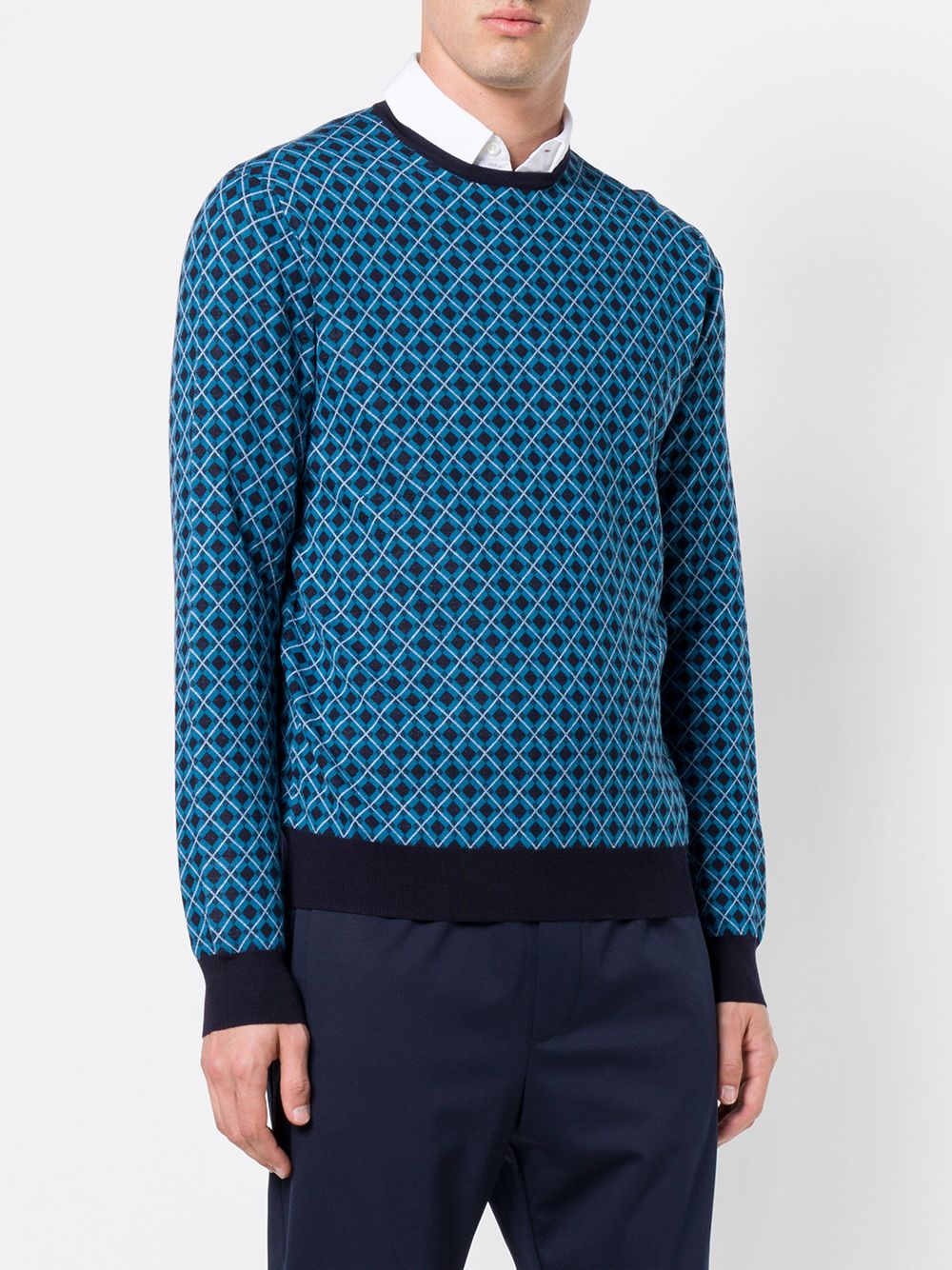 Prada geometric knit sweater $460 - Buy Online AW18 - Quick Shipping, Price