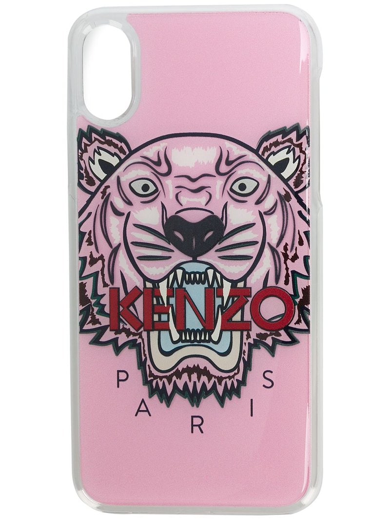 knijpen Inefficiënt Merchandiser Kenzo Tiger iPhone X case pink | MODES