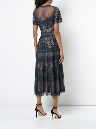 lace midi dress展示图