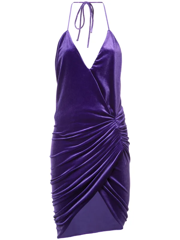 alexandre vauthier purple dress