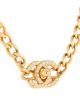 Chanel Pre-Owned 1995 CC turnlock chain necklace