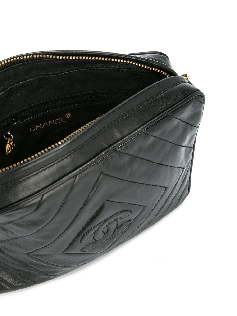 фото Chanel pre-owned стеганая сумка на плечо