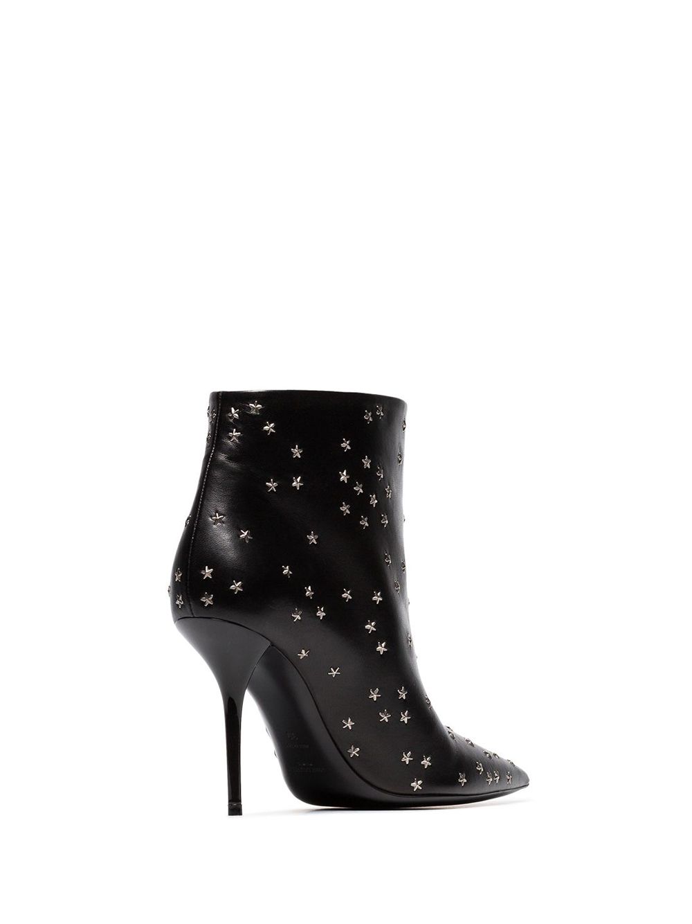 Saint Laurent Pierre star-embellished 95 Leather Boots - Farfetch