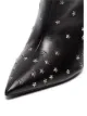 Saint Laurent Pierre star-embellished 95 leather boots