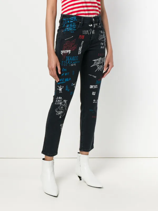 diesel graffiti jeans