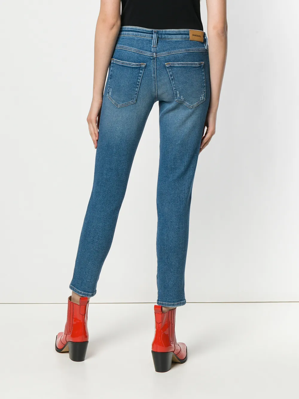 Diesel geripte jeans Blauw