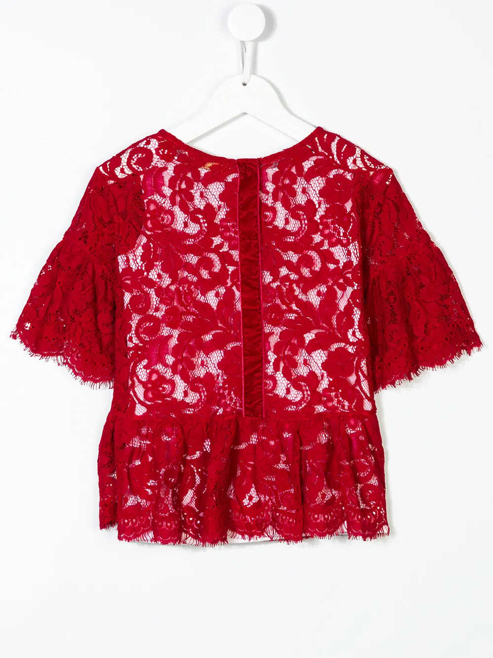 Monnalisa floral lace blouse | Girls Blouses | Image 2