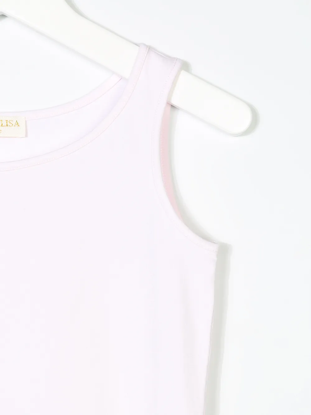 Monnalisa blouse met kant en bloemen Rood