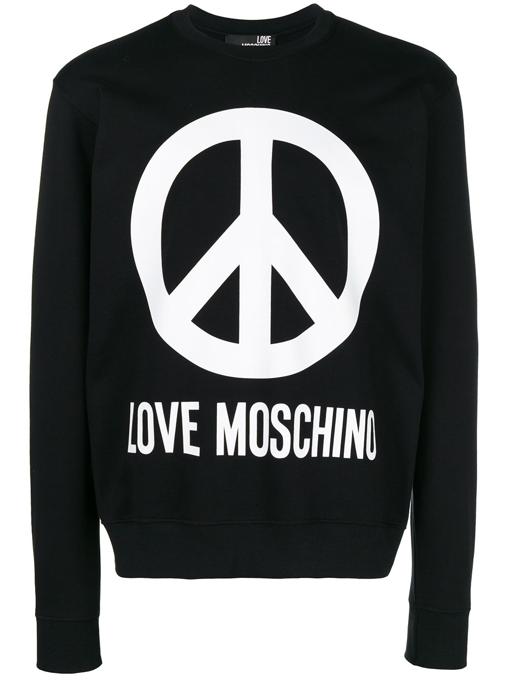 фото Love Moschino толстовка с принтом логотипа