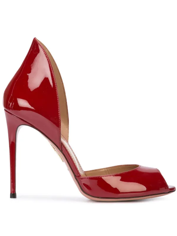 aquazzura red sandals