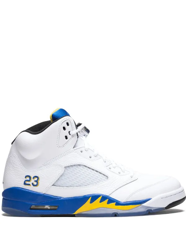 jordan 23 blue and yellow