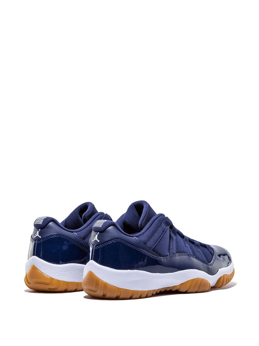 Shop Jordan Air  11 Retro Low "navy/gum" Sneakers In Blue