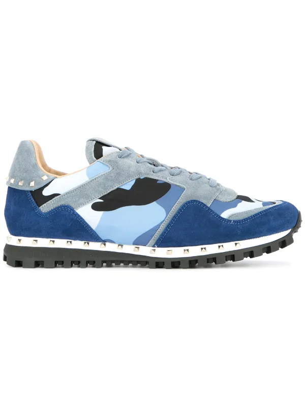 camo rockrunner sneaker valentino garavani