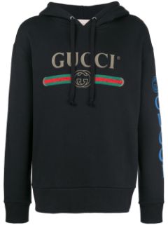 gucci dragon embroidered hoodie