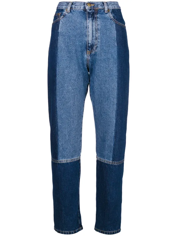 panelled jeans