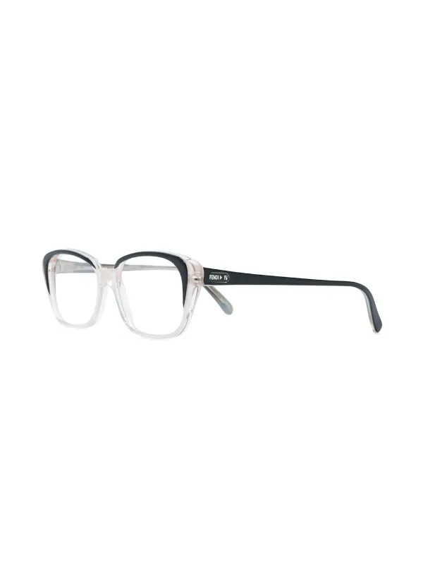 fendi clear glasses