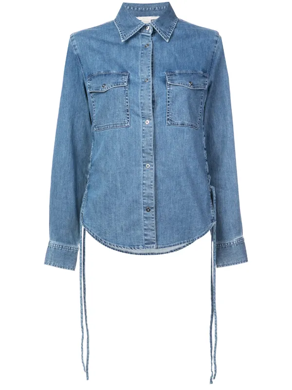 stella mccartney denim shirt