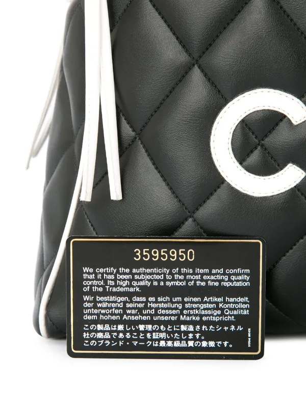 CHANEL Pre-Owned CC Logos Boston Hand Bag | Black | FARFETCH