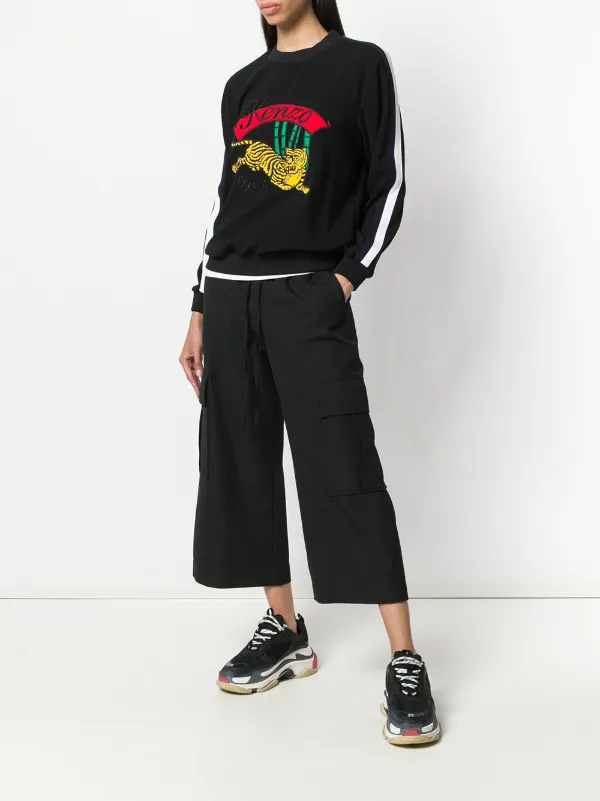 Kenzo Felpa Con Motivo Tigre Farfetch Kenzo Felpa Con Motivo Tigre Farfetch