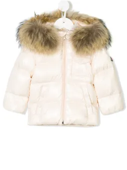 moncler baby down padded k2 taupe coat moncler baby down padded k2 taupe coat