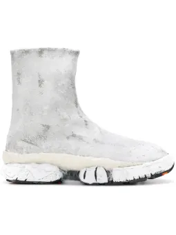 Bota 'Fusion Tabi' de couro